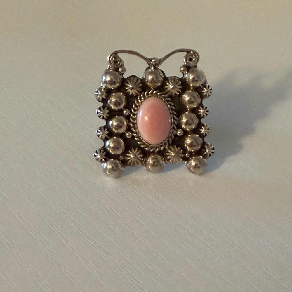 Sterling Silver Punk Conch Western Inspired Butterfly Statement Ring